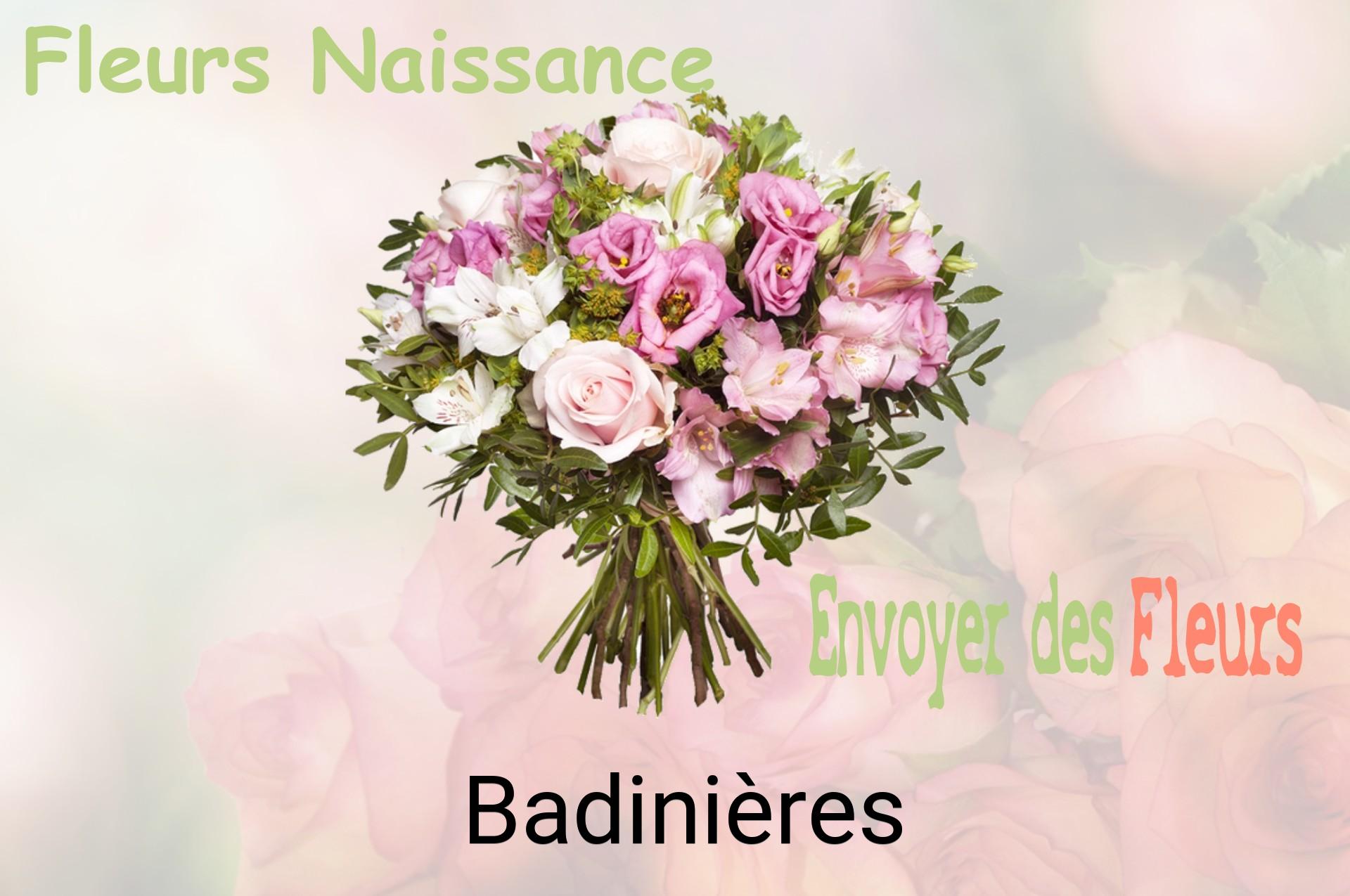 Bouquet de fleurs de naissance livré à Badinières